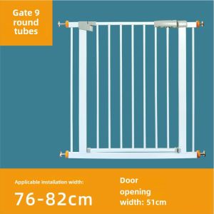 Pet Dog Fence Small Medium and Large Dogs Fence Railing Indoor Isolation Gate Fence Balcony Anti-Dog Fence Golden Retriever Dog Crate