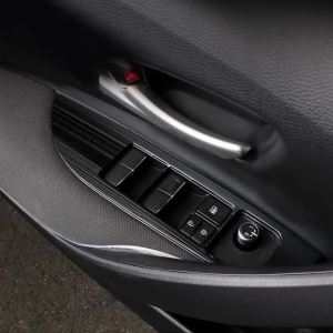 Toyota Corolla E210 2019-2025 Hybrid Thép Không Gỉ Kính Cửa Sổ Ô Tô Nâng Nút Công Tắc Vỏ Bọc Trang Trí Nội Thất Mouldings