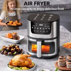 ROMADA | Multifunctional Smart Air Fryer Stainless Steel