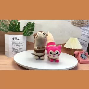 DUODUOBAO | Anime Shiny Furret Plush Toys with Bendable Cute Furret Soft Stuffed Animal Peluche Dolls Cartoon Gift for Fans