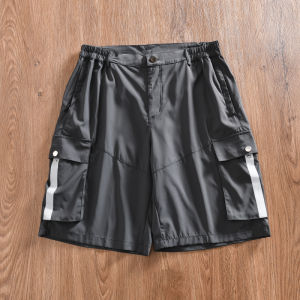 Nordic Style Quick Dry Breathable Mens Summer Sport Shorts Casual Straight Leg Five-Quarter Length Workwear Comfortable Shorts