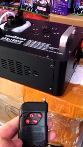 1500W Upward LED Fog Machine & DMX512 Control Remote