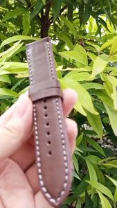 Strap Jam Tangan Kulit Asli Sapi Pull Up Coklat Garansi 1 Tahun