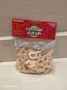 Wooden Letters Lower Case