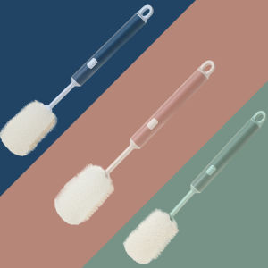Long Handle Cup Brush Sponge Bottle Cleaner Tea Stain Removal Household Cleaning Tool Cup Cleaner Bottle Brush Kitchen Tool