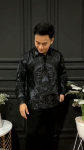 Baju Pria Lengan Panjang Kemeja Batik Pria Baju Batik Lengan Panjang