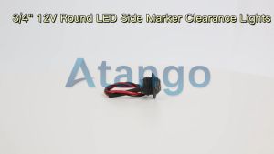 Tail Light 24v For Truck Truck Side Lights Trailer Clearance Lights Led Marker Lights Round Wagon Rear Light