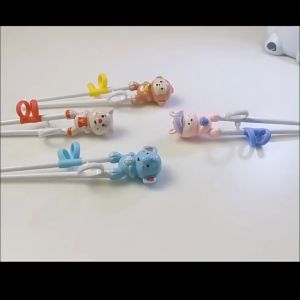 AI-C987 Sumpit Anak Motif Hewan Lucu Import / Chopstick Sumpit Anak Karakter Animal Alat Makan Anak