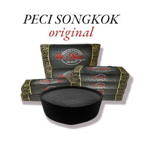 Terlaris Peci Songkok Hitam Full Ac Tinggi 7cm 8cm 9cm 10cm Ukuran Lengkap 1-10 Bludru Hitam Halus Kopiah Anak santri Terbaru