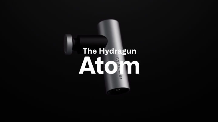 HYDRAGUN Atom Mini Massage Gun Portable Deep Tissue Massage for Muscle Recovery, Ultra Lightweight, Quiet and Powerful Massage