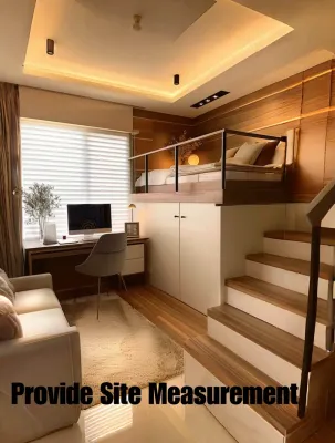 【SG Local Contractor】【Custom Furniture】Customized Loft bed with storage staircase/ Bedroom design & Renovation