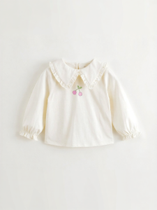 Marc&Janie | Sweet Collar Girls Long Sleeve T-Shirt