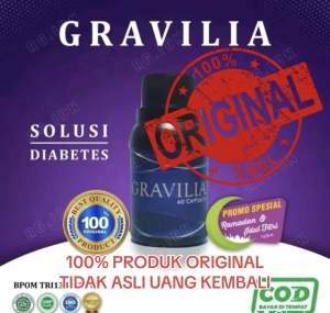 Obat Diabetes Gravilia Herbal Asli 60 kapsul