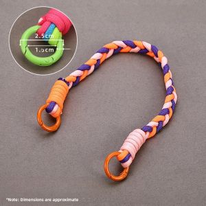 Short Double-Headed Woven Water Bottle Strap Cup Holder Cord Student-friendly Insulated Mug Coaster Handy Carry Rope Accessory