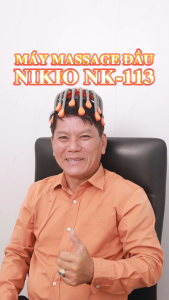Máy Massage Đầu Bạch Tuộc 20 Chân Nikio NK-113 Mát Xa Đầu Thư Giãn Giảm Đau Giảm Stress Cải Thiện Trí Nhớ
