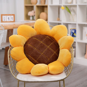 Sunflower Pillow Room Decor Sofa Decoration Cushion Bed Headrest Seat Cushion Plush Tatami Bay Window Pillow