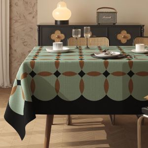 HOUGOUXIANG | Waterproof Oil-Resistant No-Wash Heat-Resistant Tablecloth