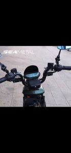 Gương Gù xe máy Khẩu trang SEAMETAL cao cấp AOS4 Napoleon gấp xoay 360 loại 1 bộ phụ kiện đầy đủ ốc vít và logo