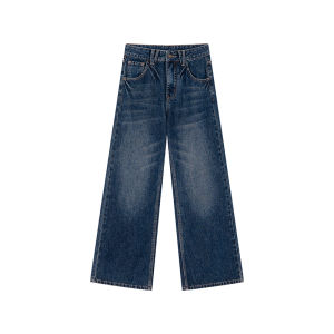 Retro High Waist Jeans Vintage Washed and Distressed
