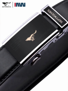SEPTWOLVES | Men Genuine Leather Belt Gift for Dad