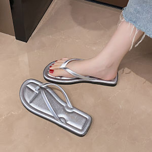 Dép Xỏ Ngón Hình Trái Tim Chống Trượt Chống Mùi Đi Biển Mùa Hè Đế Bằng Đế PVC Dép Xỏ Ngón Đế Bằng Đế PVC Đế Bằng