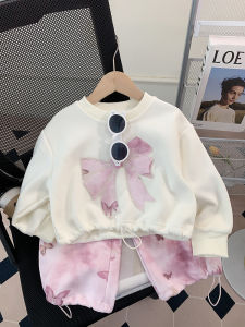 Bộ Đồ Trẻ Em Thời Trang Mùa Thu 2025 Bộ Đồ Trẻ Em Hai Mảnh Thời Trang Thường Ngày Cho Bé Gái Áo Hoodie Quần Áo Trẻ Em