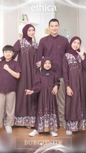 TERMURAH LADIVA 16 BURGUNDY BY ETHICA SARIMBIT KELUARGA LEBARAN HARI RAYA TERBARU KEKINIAN 2025