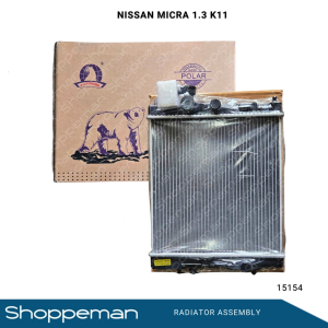 15154 NISSAN MICRA 1.3 1.0 1.4i 16V K11 RADIATOR ASSEMBLY M/T 380x358x26mm PA26 1ROW 21410-42B00