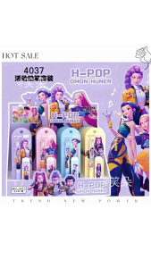 Set Pensel H-Pop Demon Hunter Automatic Pencil Set 0.5mm Mechanical Pencil for Students Stationery