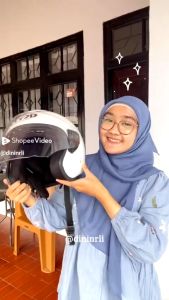 Helm Kyoto mirip Asli 100% SNI MERK NIELS Bonus sticker KYT