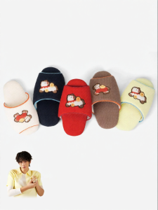 chikoku | Silent Soft-soled Embroidered Indoor Slippers
