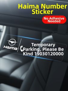 YILUYAFU | Parking Temporary Sign Move Car Sticker