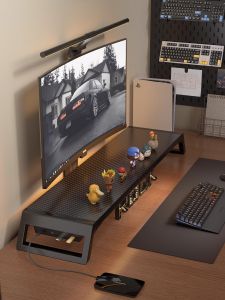 ชั้นวางคอมพิวเตอร์แบบยกสูง ชั้นวางของสำหรับพนักงาน ชั้นวางจอแสดงผล ชั้นวางของ ชั้นวางของสำหรับคอมพิวเตอร์ ชั้นวางของแบบปรับระดับได้