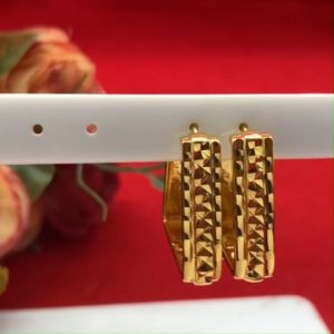 ต่างหูห่วงทอง ลายแฟชั่น ชุบทอง ทองสวย ดีไซส์สวย ราคาประหยัด ส่งได้ทุกวัน รูปถ่ายจากสินจริง ประสบการณ์สูง