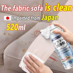 Imported from Japan 520ml Sofa spray fabric sofa cleaner one bottle for 99 kinds of stains Multifunctional Foam Cleaner Spray sofa cleaner White Leather Sofa Cleaner Leather Cleaner curtain cleaner Suitable for curtains mattresses sofa Sofa Cleaner Fabri