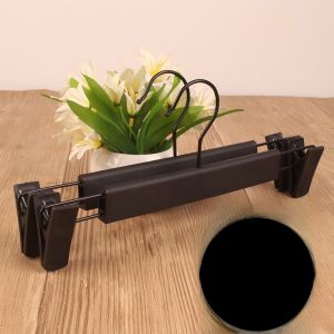 Strong Anti-Slip Pants Hanger Home Use Seamless Stretchable Pants Clamp Clothes Hanger Pants Rack JK Uniform Hanger Skirt Clip