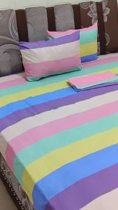 DISKON SALE 5.5 !! Sprei Oneset Motif Cat Pnky Aesthetic Model Karet Pojok All Size Single 90x200x15