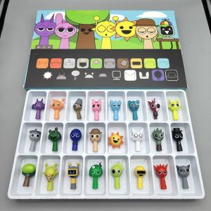 hot 24pcs/48pcs Sprunki Figures Mode Toys Sprunki Incredi box Anime Action Figures Sprunki Game Cartoon