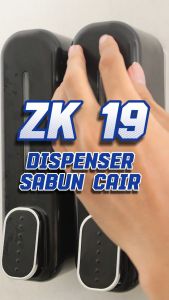 Dispenser Sabun Cair 2 Tabung Tempat Sabun Cair Tempel Dinding New Collection -ZK-19