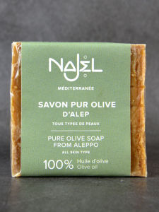 Najel Pure Olive Soap Traditional Syrian Soap Gentle on Skin Suitable for All Skin Types Especially Sensitive French Handmade Soap
