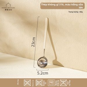 MODERN SWEETHOME | Muỗng Inox 316 Dùng Cho Súp và Cá Nhân