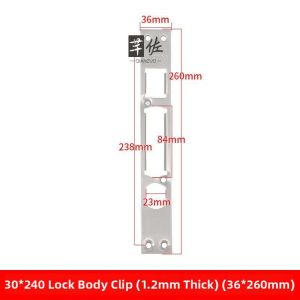 TEKANAI | Anti-theft Door Reinforcement Stainless Steel Lock Plate