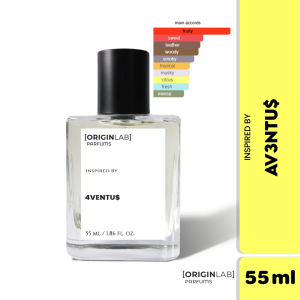 OriginLab Scent Collection - AVENTU$ Inspired Fruity perfume for Men Oil Rich Fragrance Scent for Him Travel Size Hypoallergenic