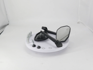 Carbon Design Black Universal Side Mirror for Motorcycle