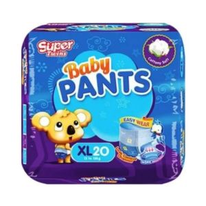 Super Twins Pants Baby Diaper XL 20-PACK: Comfort & Convenience