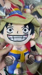 Bandai | HOT Anime 25cm OnePiece Plush Toys Cartoon Figure Luffy Chopper Ace Roronoa Zoro Cute Stuffed Doll Kids Xmas Gifts Birthday