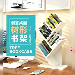 ✨Misa stok✨ Multi layer bookshelf simple shelf desktop vertical bookshelf