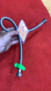 [HCM]Dây cấp nước inox KAG-DCI601 dài 60cm D21 dây dẫn nước inox có tai vặn chịu áp chịu nhiệt 90 độ