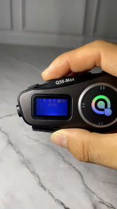 Intercom Q58max Helm Bluetooth Headset Helmet Motorcycle with LCD Display Q58