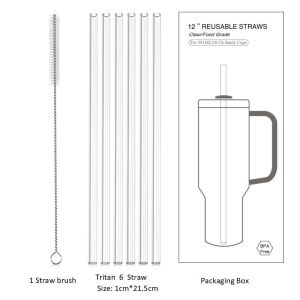 วัสดุ TRITAN เหมาะสำหรับ STANLEY 20Oz30Oz40Oz อะไหล่วัสดุสแตนเลสวัสดุแก้วหลอดทนอุณหภูมิสูง